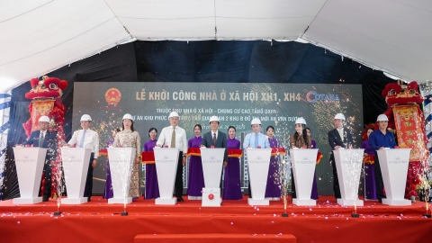        LỄ KHỞI CÔNG XÂY DỰNG TÒA W1, W4 THUỘC WEST SKY - ECOGARDEN